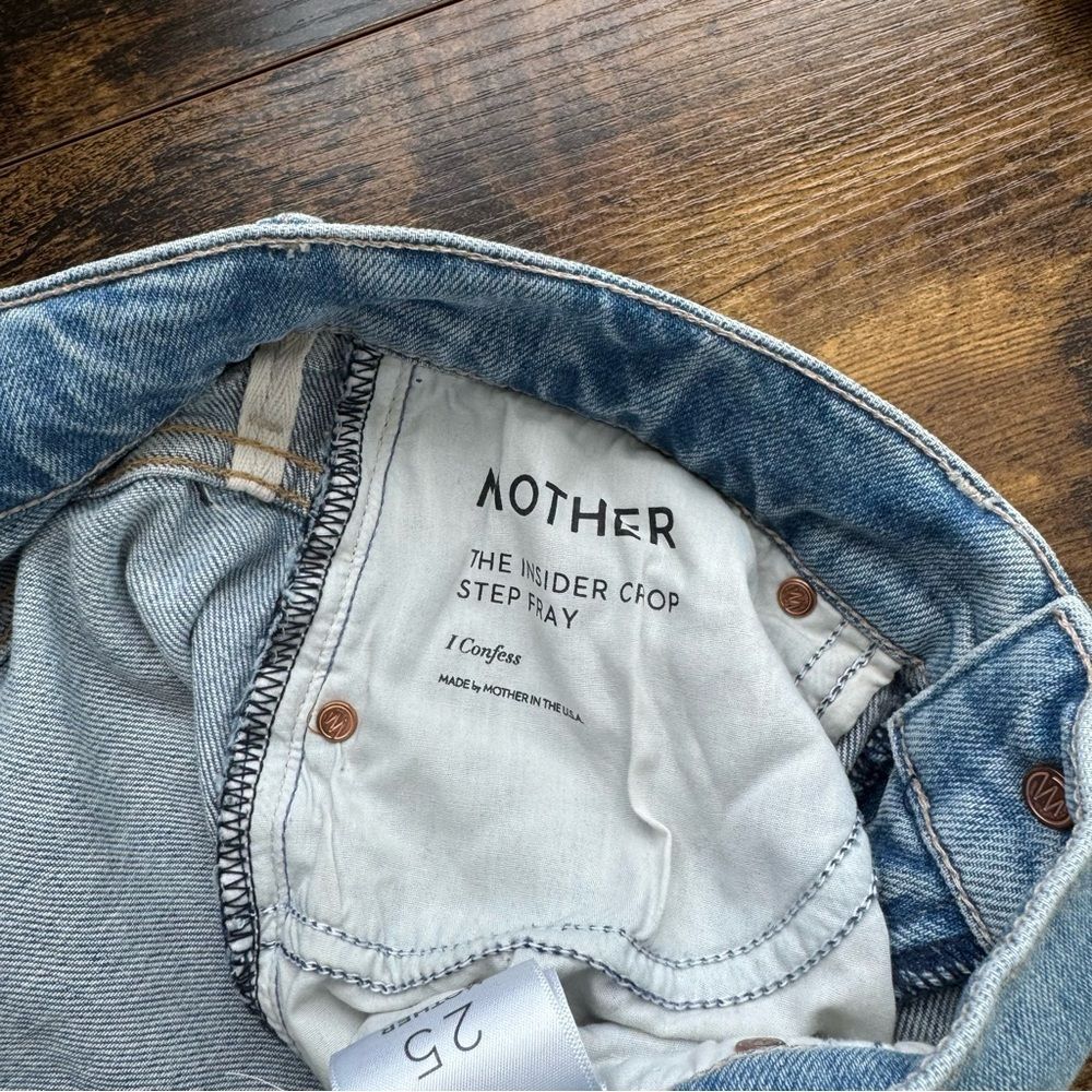 Mother the Insider Crop Step Fray I Confess - Picture 10 of 10